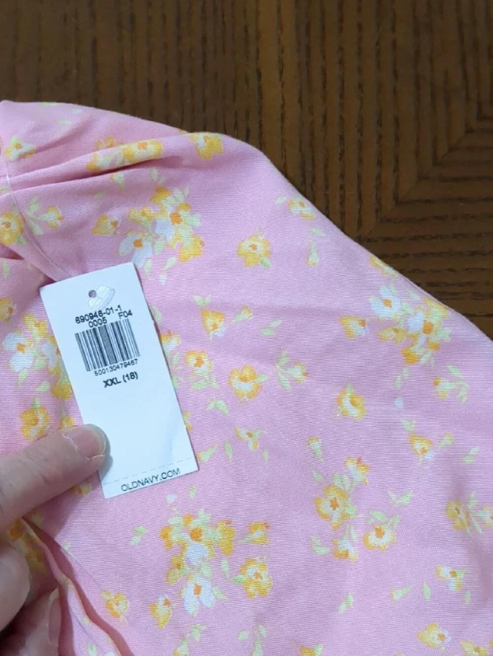 Old Navy Pink Yellow Floral Ruffle Skort